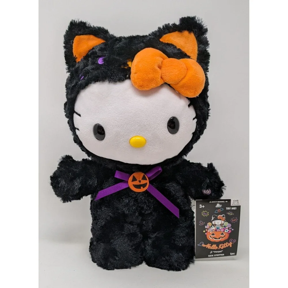 Sanrio Hello Kitty Gemmy Side Stepper 2023 Halloween Cat Motion Sound - NWT